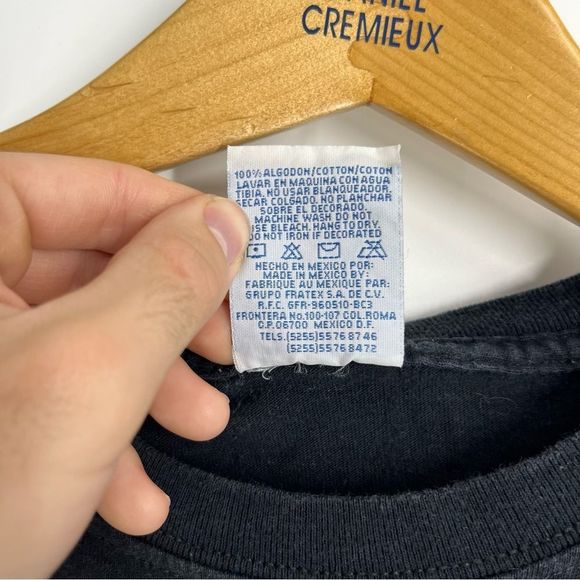 Yacht Club Shirt Mens Large Black Playa Del Carmen Mexico Travel Cotton Sailing - Picture 5 of 6